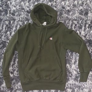 Green Champion Hoodie